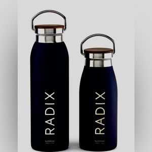 New in Box 500 ML (17oz) Radix Supervac stainless steel vacuum insulated bottle.